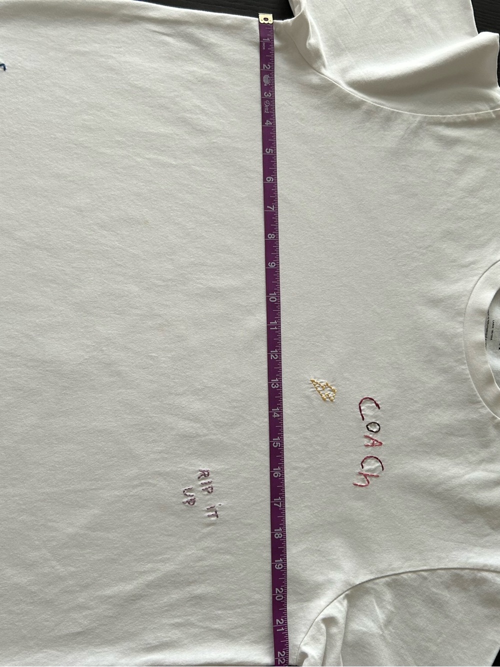 COACH DIARY SCRIPT T- SHIRT. SIZE LARGE - Picture 10 of 10